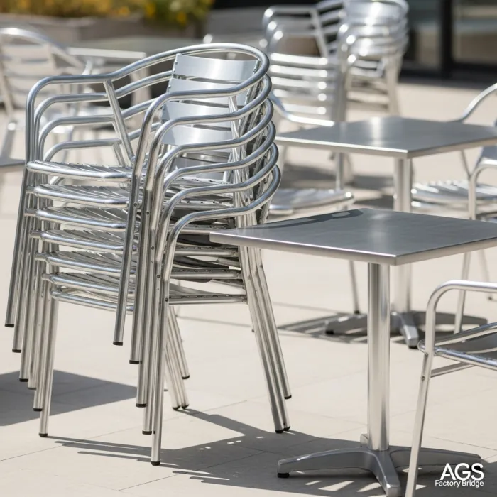 Aluminium Tables & Chairs