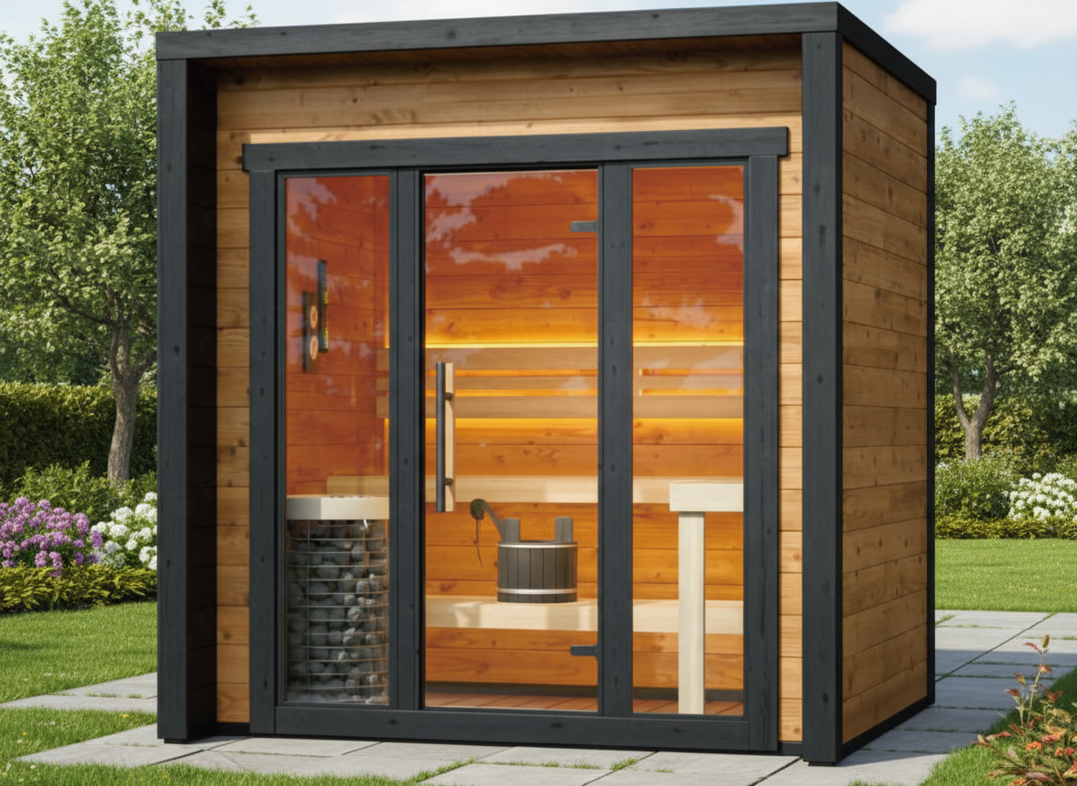 VHealth WJ-HD Outdoor Sauna