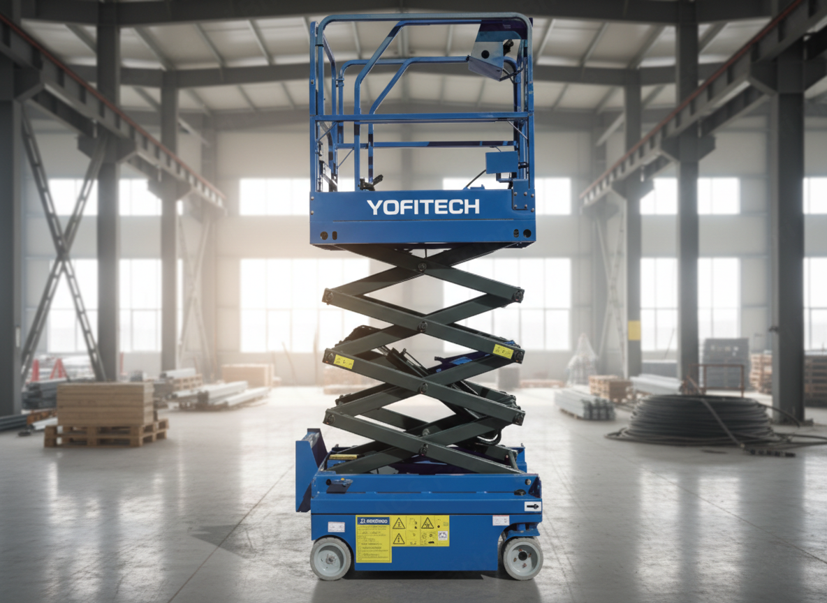 YOFITECH FZPT0608D-M Electric Scissor Lift, 8 m
