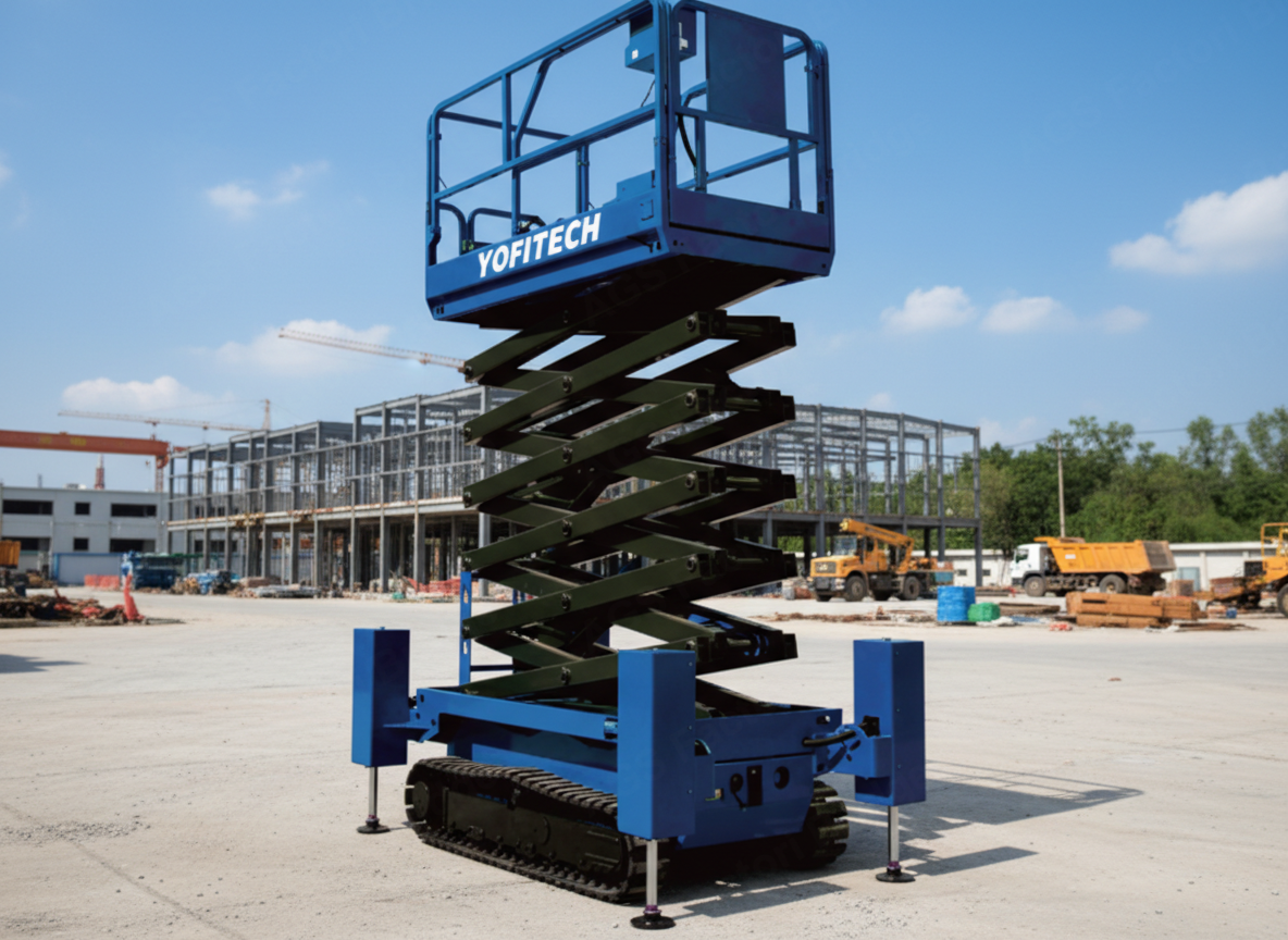 Nacelă Foarfecă Electrică pe Șenile YOFITECH FLPT0608MD, 7.9 m