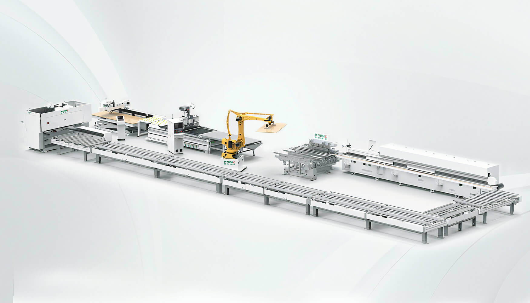 Linie de Producție Inteligentă Industry 4.0 pentru Mobilier la Comandă - PMSK