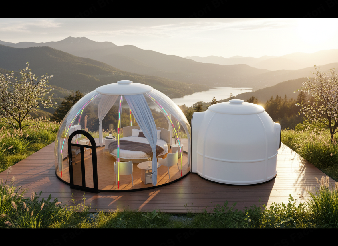 Dom Panoramic B&B, Starry Dome House 17.7 m² + 6.2 m²