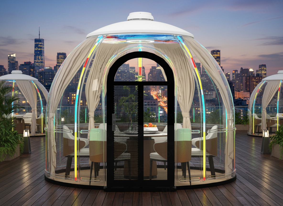 Dom Panoramic Dining, Starry Dome House 3.25m (4-6 persoane)
