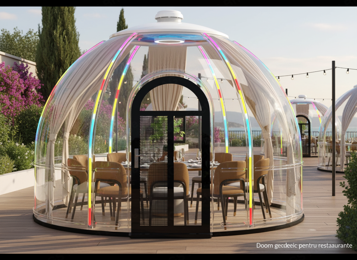 Dom Panoramic Dining, Starry Dome House 4.2m (8-10 persoane)