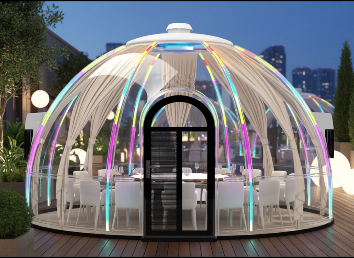 Dom Panoramic Dining, Starry Dome House 5.35m (16-18 persoane)