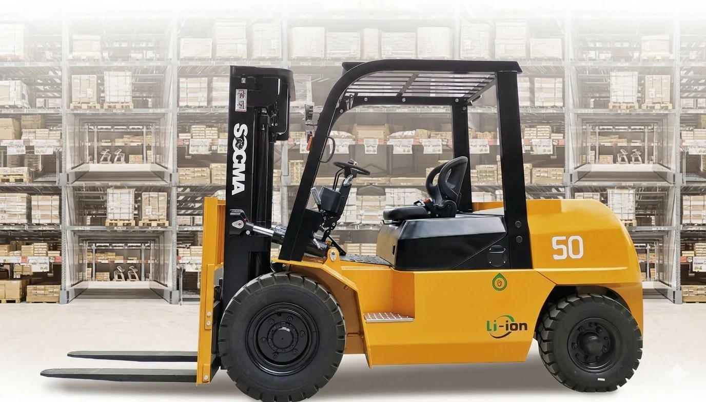 SOCMA FBL50C Electric Forklift, 5 Tonne