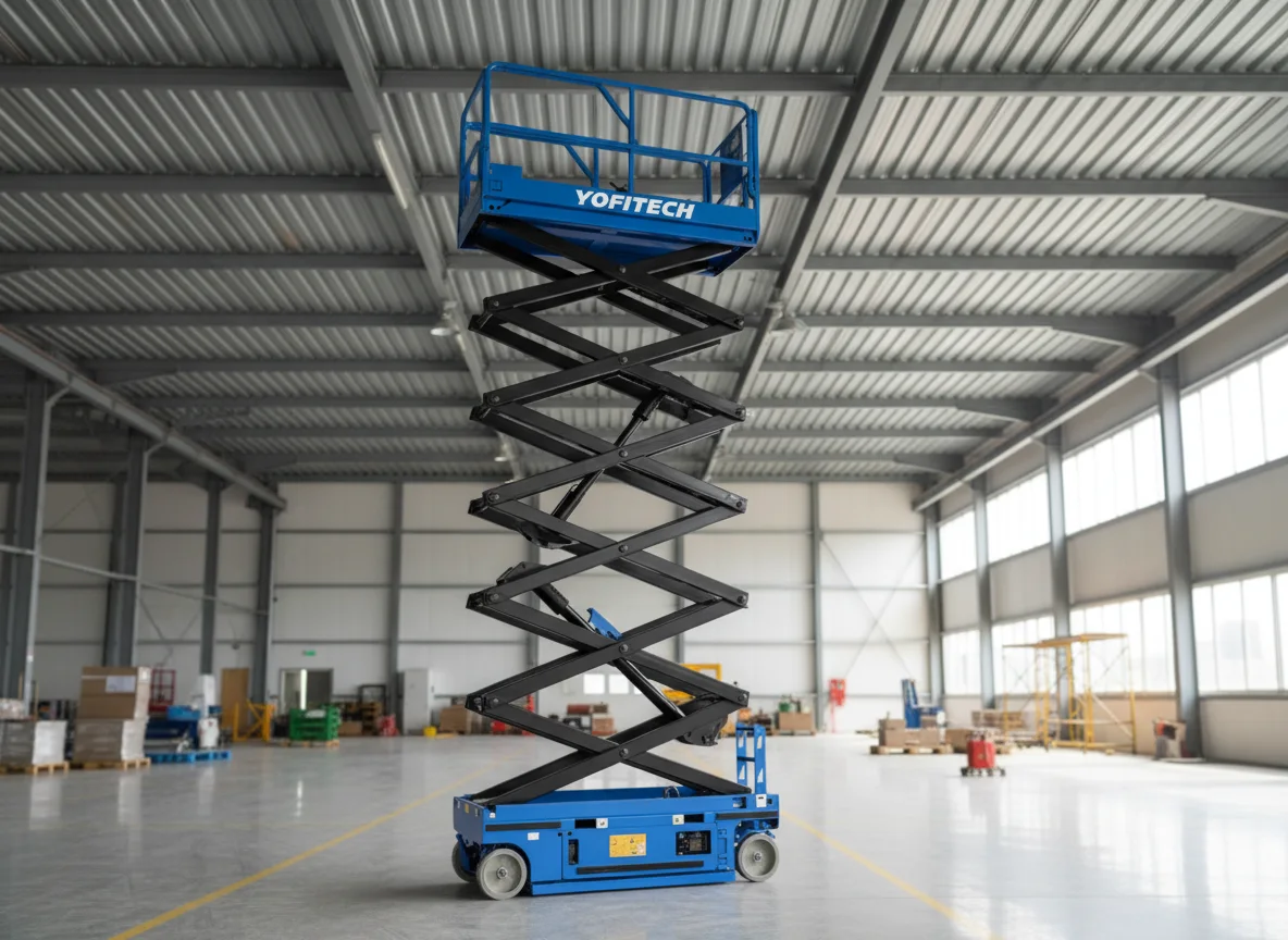 YOFITECH FZPT1012D Electric Scissor Lift, 12 m