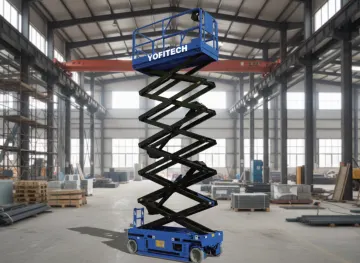 YOFITECH FZPT1214D Electric Scissor Lift, 13.8 m