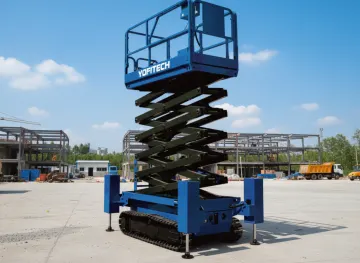 YOFITECH FZPT1012LD Tracked Electric Scissor Lift, 12 m