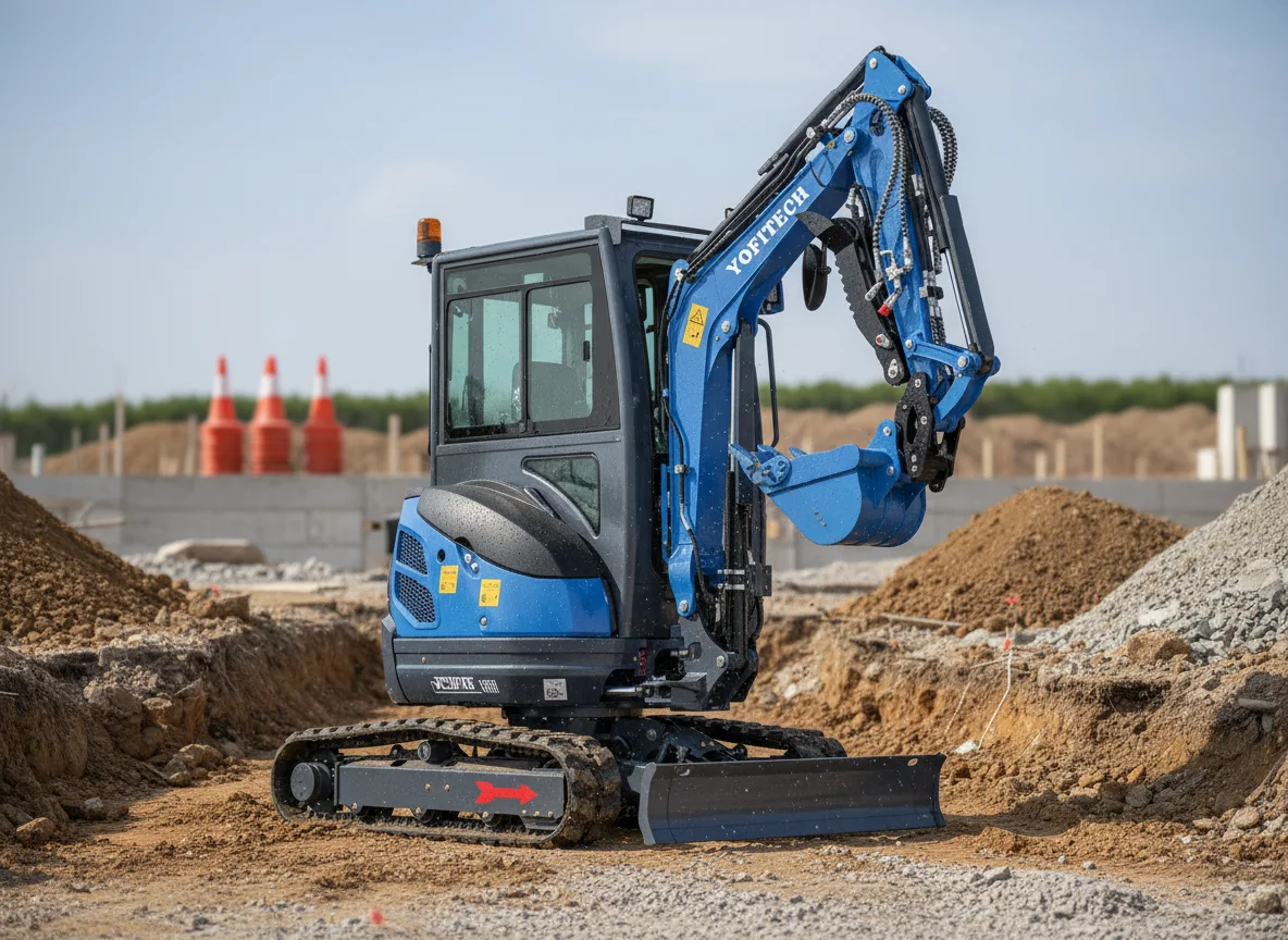 Mini Excavator YOFITECH R22 PRO, 2.4 T