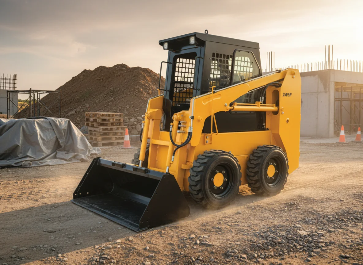Mini-încărcător Frontal (Skid Steer) YOFITECH 245F, 0.25 m³